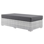 Convene Outdoor Patio Rectangular Ottoman - Image 6