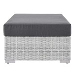 Convene Outdoor Patio Rectangular Ottoman - Image 5