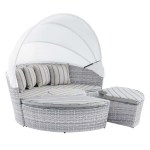 Scottsdale Canopy Sunbrella® Outdoor Patio Daybed - Image 9