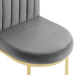 Isla Performance Velvet Dining Side Chair Set of 2 - Image 3