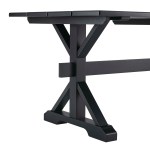 Windchime 71" Wood Dining Table - Image 7
