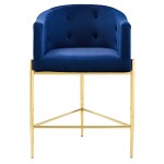 Savour Tufted Performance Velvet Counter Stool Set of 2 - Image 5