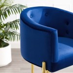 Savour Tufted Performance Velvet Counter Stool Set of 2 - Image 3