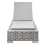 Conway Outdoor Patio Wicker Rattan Chaise Lounge - Image 4
