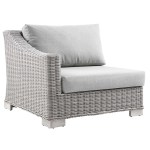 Conway Outdoor Patio Wicker Rattan Left-Arm Chair - Image 8