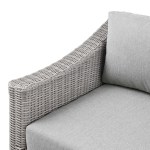 Conway Outdoor Patio Wicker Rattan Left-Arm Chair - Image 5