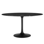 Lippa 54" Round Faux Marble Dining Table - Image 7
