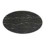 Lippa 54" Oval Faux Marble Dining Table - Image 6