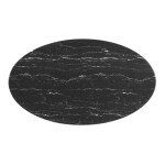 Lippa 60" Oval Faux Marble Dining Table - Image 6