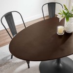 Lippa 60" Oval Wood Dining Table - Image 2