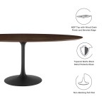 Lippa 78" Oval Wood Dining Table - Image 4