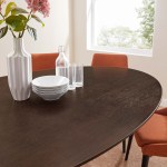 Lippa 78" Oval Wood Dining Table - Image 2