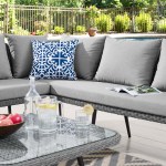 Endeavor Wicker Rattan Outdoor Patio Wicker Rattan Seating Set - Image 2