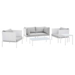 Harmony 5-Piece Sunbrella® Outdoor Patio Aluminum Furniture Set - Image 16