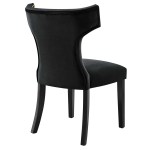Curve Performance Velvet Kitchen & Dining > Dining Chairs Set of 2 - Image 7