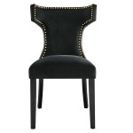 Curve Performance Velvet Kitchen & Dining > Dining Chairs Set of 2 - Image 4