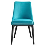 Viscount Performance Velvet Dining Chair - Image 5