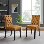 Duchess Performance Velvet Kitchen & Dining > Dining Chairs Set of 2