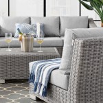 Conway 5-Piece Outdoor Patio Wicker Rattan Furniture Set - Image 2