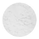 Zinque 36" Artificial Marble Dining Table - Image 4