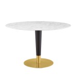 Zinque 47" Artificial Marble Dining Table - Image 5