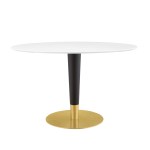 Zinque 48" Oval Dining Table - Image 5