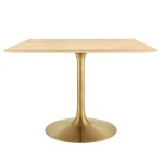 Lippa 40" Square Wood Dining Table - Image 7