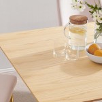 Lippa 40" Square Wood Dining Table - Image 2
