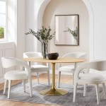 Lippa 60" Oval Wood Dining Table
