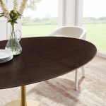 Lippa 78" Oval Wood Dining Table - Image 2