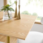 Lippa 28" Square Wood Bar Table - Image 2