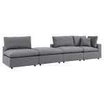Commix 4-Piece Sunbrella® Outdoor Patio Sectional Sofa - Image 13