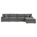 Commix 5-Piece Outdoor Patio Sectional Sofa - Image 12