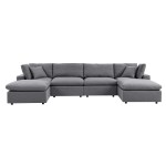 Commix 6-Piece Sunbrella® Outdoor Patio Sectional Sofa - Image 12