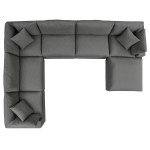 Commix 7-Piece Outdoor Patio Sectional Sofa - Image 12
