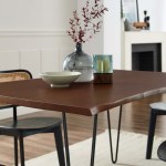 Ardor 60" Live Edge Acacia Wood Acacia Wood Dining Table - Image 2