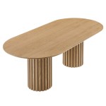 Senja 95" Oval Dining Table - Image 9