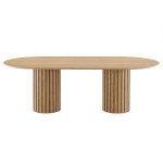 Senja 95" Oval Dining Table - Image 6