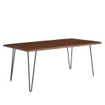 Ardor 74" Live Edge Acacia Wood Acacia Wood Dining Table - Image 10