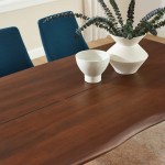Ardor 74" Live Edge Acacia Wood Acacia Wood Dining Table - Image 2