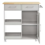 Culinary Kitchen Cart With Towel Bar - Image 8