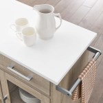 Culinary Kitchen Cart With Towel Bar - Image 2