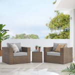 Convene 3-Piece Outdoor Patio Furniture Set