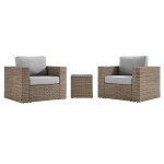 Convene 3-Piece Outdoor Patio Furniture Set - Image 9
