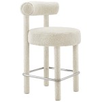 Toulouse Boucle Fabric Counter Stool - Image 9