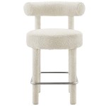 Toulouse Boucle Fabric Counter Stool - Image 6
