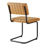 Parity Vegan Leather Dining Side Chairs Set of 2 - Image 8