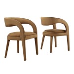 Pinnacle Performance Velvet Dining Chair Set of 2 - Image 10