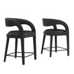 Pinnacle Vegan Leather Counter Stool Set of 2 - Image 10