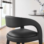 Pinnacle Vegan Leather Bar Stool Set of 2 - Image 2